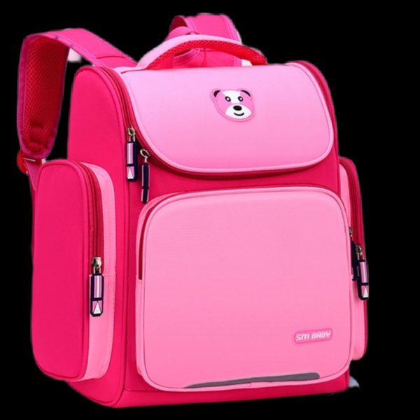 Primary School Bag - Red / Pink