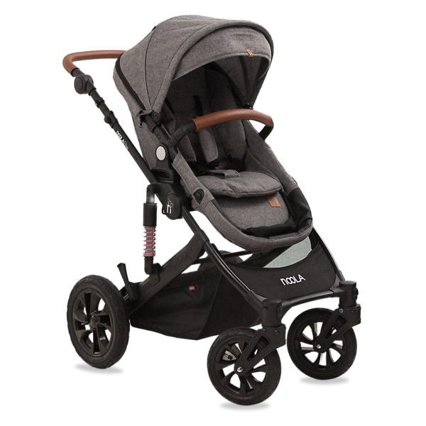 NOOLA Baby Pram - Elite 2in1 All-Terrain Stroller - Lunar Grey