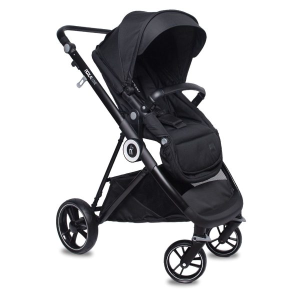 NOOLA Baby Pram - Luxe 2in1 Stroller - Midnight Black