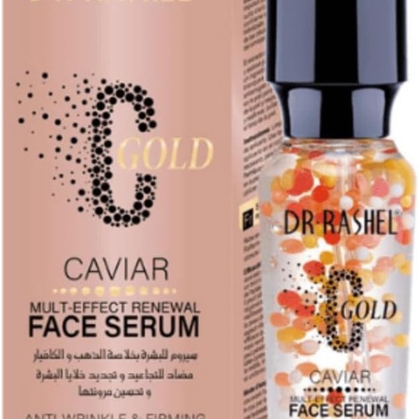 Dr.Rashel C Gold Caviar Multi Effect Renewal Face Serum For Anti Wrinkle - 30g