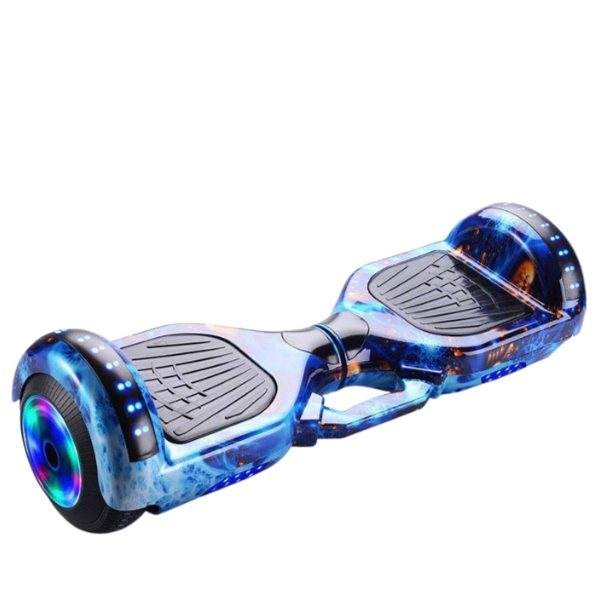 6.5 Inch Smart Auto Balance Hoverboard With Bluetooth Speaker - Galaxy Blue
