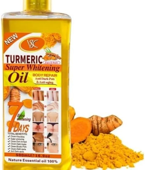 Tumeric whitenning & body oil 1litre (1,000ml)