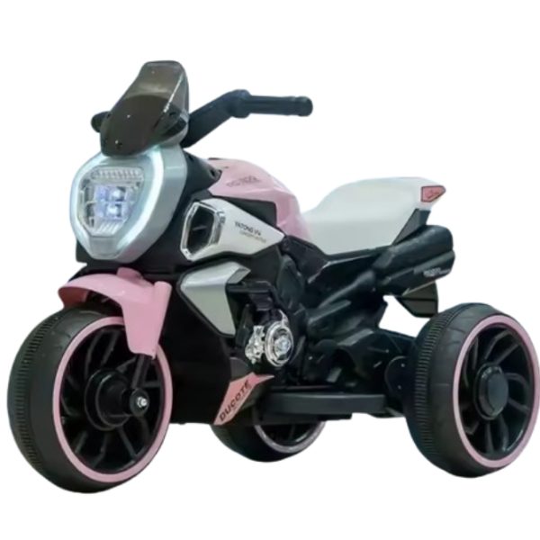 Electric 3 wheel Mini Superbike With Rechargeable Battery For Kids - Pink