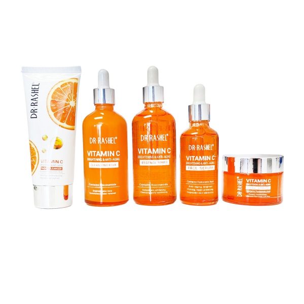 Dr Rashel Vitamin C Brightening & Anti-Aging Skin Care Series - Set of 5