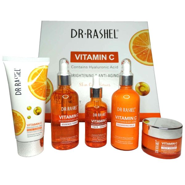 Dr Rashel Vitamin C Brightening & Anti- Ageing 5 Piece Skin Care Set