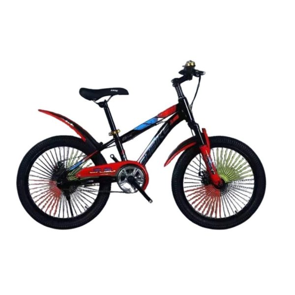 20" Mountain Bike for Kids - Black, Red