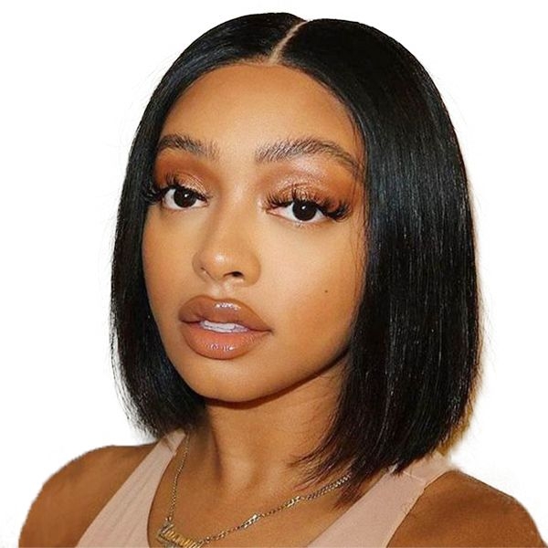 Magic Synthetic Bob Wigs Lace Front Wig Hair VIOLA 1B - 1B