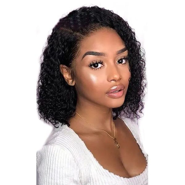 Golden Perfect 12in Curl Water Wave Bob Wig-13x4 Glueless Full Frontal Wig