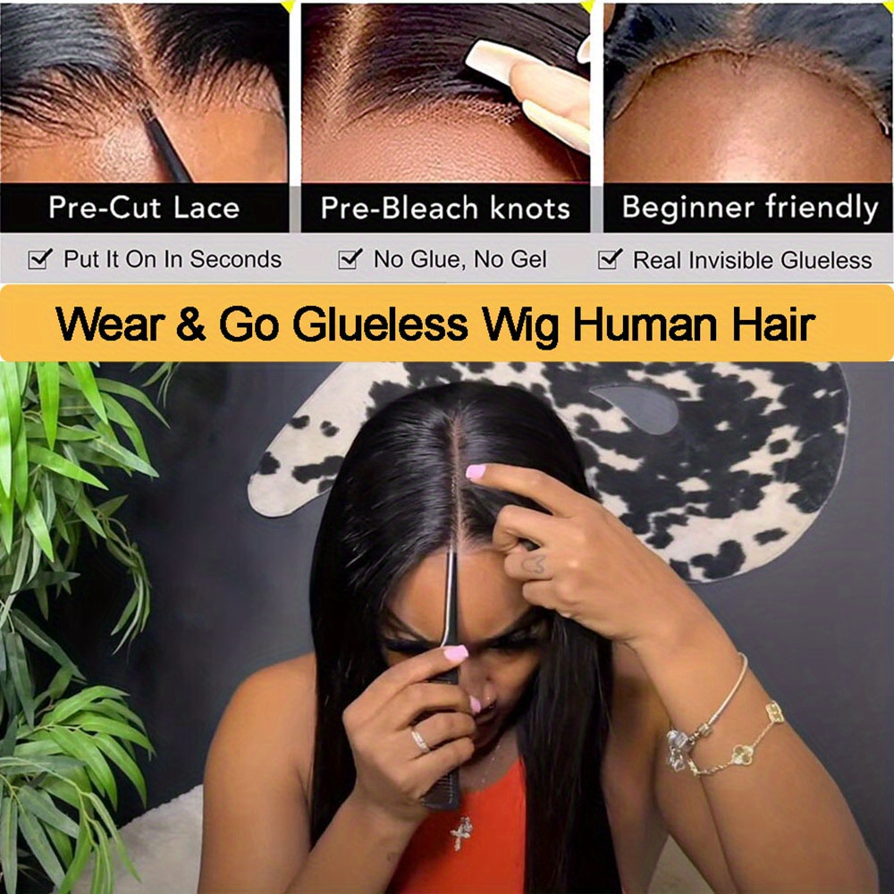 straight less wigs human hair pre cut lace no 4x6 lace front human hair wigs straight human hair wigs for women details 5