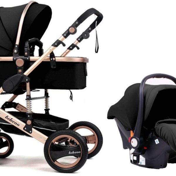 Belecoo Tyrant Luxury Stroller - Black