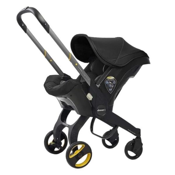 Baby Stroller 4in1 With Car Seat Bassinet Folding Baby Carriage Pram - Black