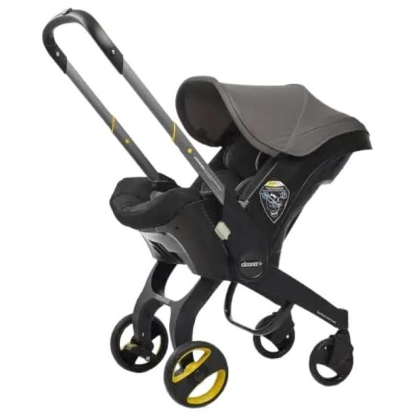 Baby Stroller 4in1 With Car Seat Bassinet Folding Baby Carriage Pram - Grey