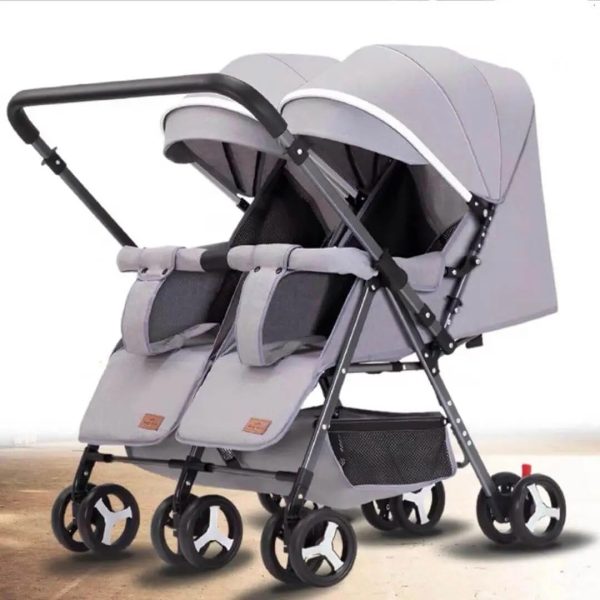 Reversible Make Shift Twin Baby Double Stroller