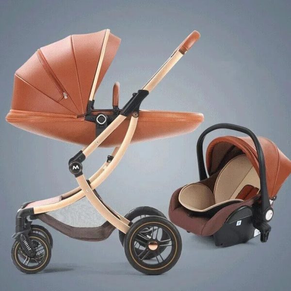 3-In-1 Ocean Shell Design Baby Stroller