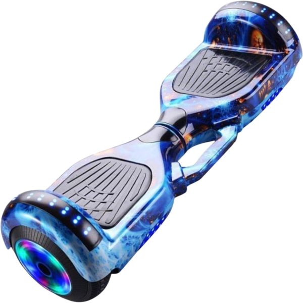 6.5 Inch Hoverboard – Galaxy Blue with Handle