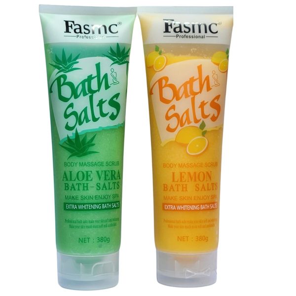 Fasmc Bath Salts Aloe Vera and Fasmc Lemon Bath Salts - (2 x 380g)