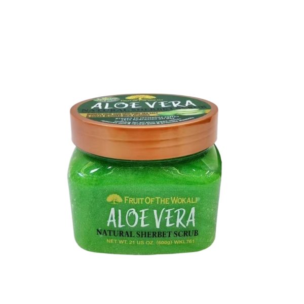 Organic Aloe Vera Natural sherbet scrub for radiant skin
