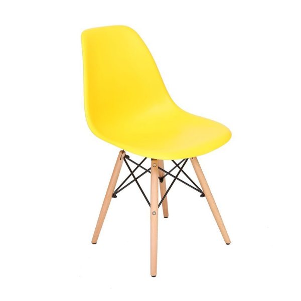 Replica Eames Cafe Side Chair - Yellow