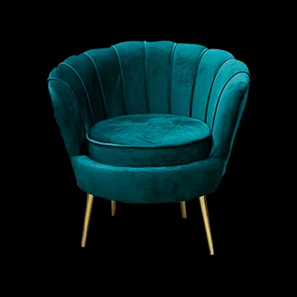 Luxurious Daisy Chair - Evergreen