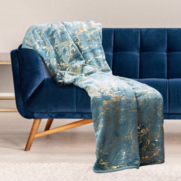 Throw Fleece Blanket - Green