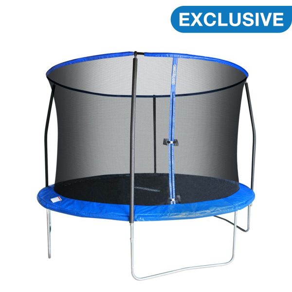 Sportspower TruJump 12FT Trampoline With 6 Pole Enclosure - 12FT - Circular