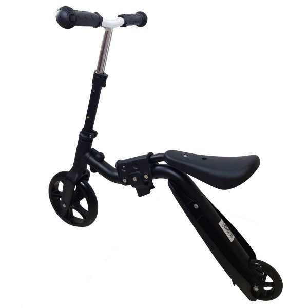 ZEE - 2-in-1 Children's Scooter and Bike - Black