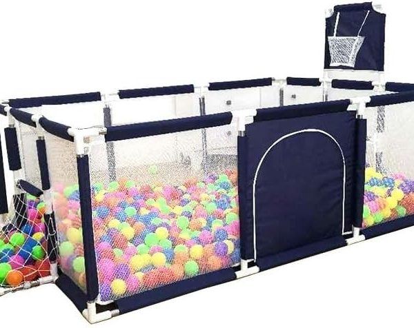 GeeWiz Rectangle Baby Playpen, Navy