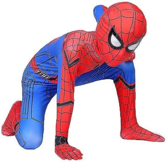GeeWiz Spiderman Kids Dress Up Costume, Medium