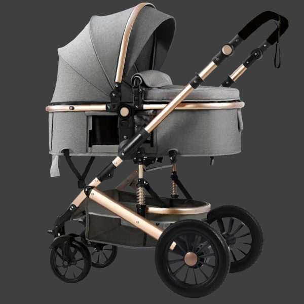 BRIGHTSTAR 2 in 1 Baby Stroller (GREY)