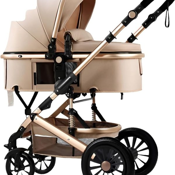 BRIGHTSTAR 2 in 1 Baby Stroller (KHAKI)