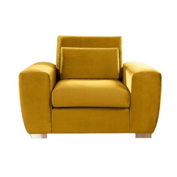 Navada 1 Seater Armchair Sofa - Yellow