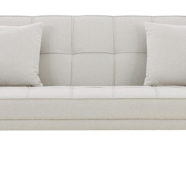 George & Mason - Louise Easy Care 3 Seater Sleeper Couch - Light Grey