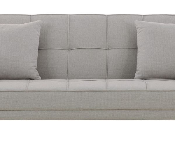 George & Mason - Louise Easy Care 3 Seater Sleeper Couch - Medium Grey