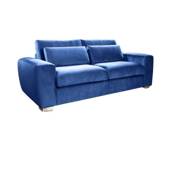 Navada 3 Seater Sofa Couch - Light Blue