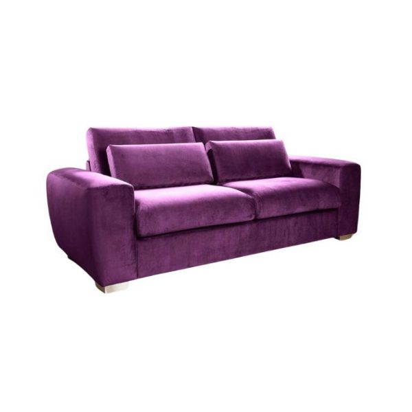 Navada 3 Seater Sofa Couch - Purple