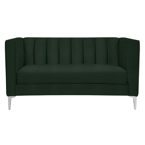 Pearl Velvet 2 Seater Sofa - Green