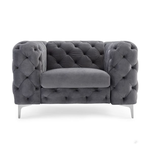 Faraai Velvet Chesterfield Sofa