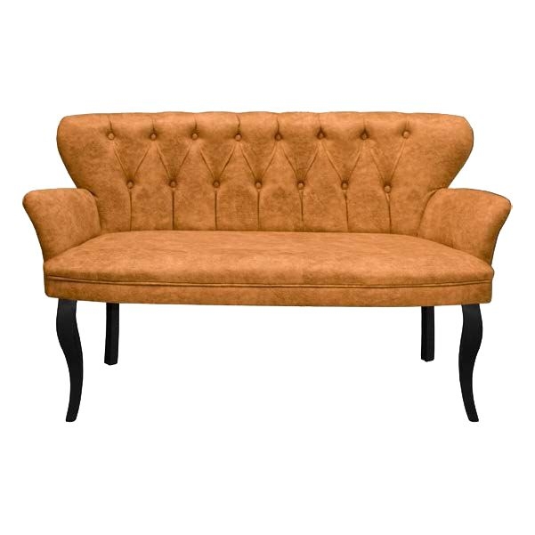 Lorenzo Diamond Vintage Sofa - Orange