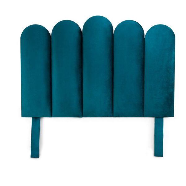 Elizabeth Modern Headboard - Emerald Green - Double