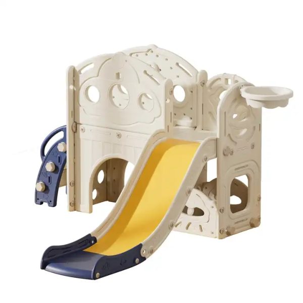 Slide for Toddlers with Basket Hoop