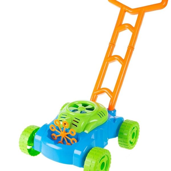 Playful Panda Bubble Blowing Kids Lawn Mower Toy