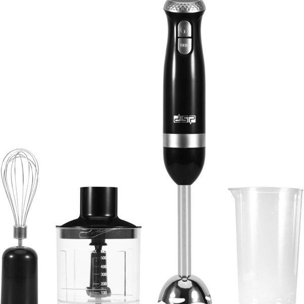 DSP 4-in-1 Stick Blender 700W Hand Blender Set with Chopper Egg Whisk