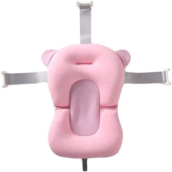 Jack Brown Newborn Safety Bath Support Cushion, Pink