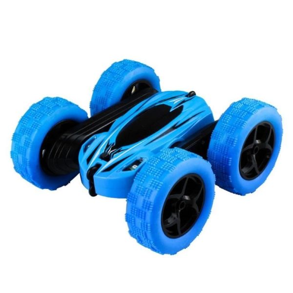 360 Double-Side Roll RC Stunt Car Flashing Light - Blue