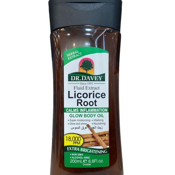 DR. Davey Licorice Root Extra Brightening Glow Body Oil