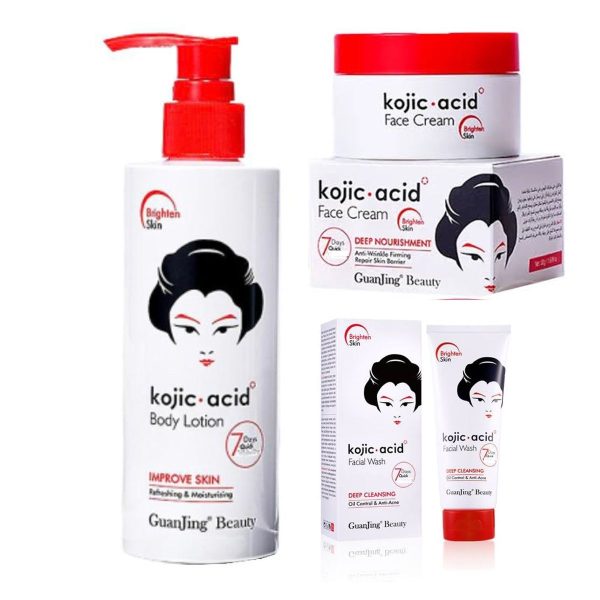 Kojic Acid Body Lotion , Facial Wash & Face Cream Series