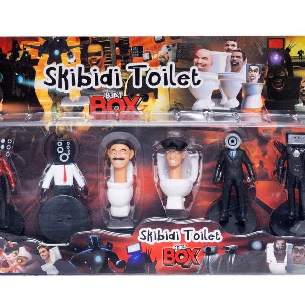 Skibidi Toilet Figures - 6-Piece