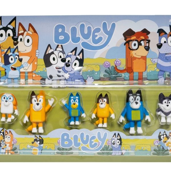 Bluey Family Figurines - 6 Piece