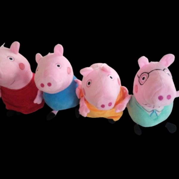 Peppa Pig - Family Pack set of Plush Snuggle Teddys - 20cm Length