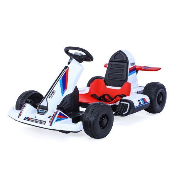 Electric Go-kart Racing and Drifting Car For Kids and Adult MC-48 - White